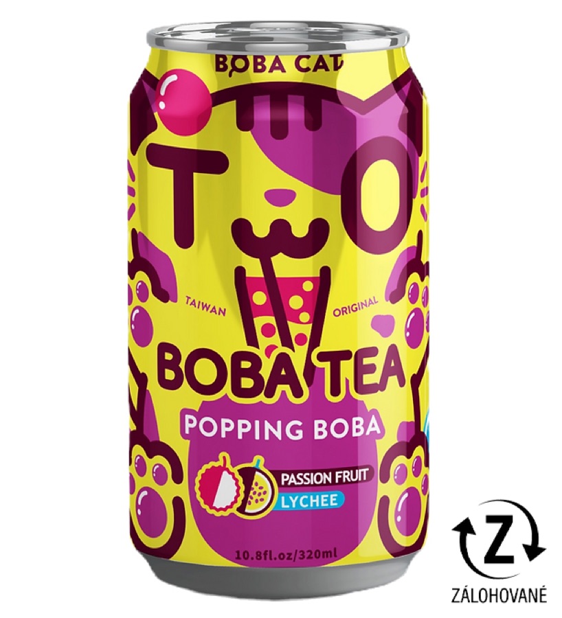 Boba Cat — Passion Fruit & Liči (0,32 l)