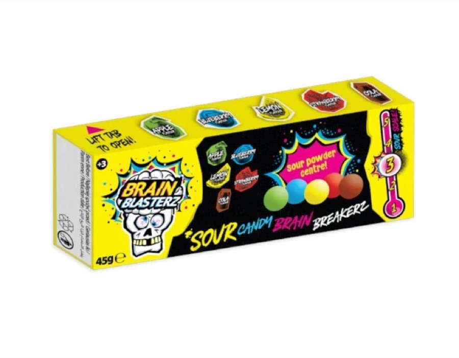 Brain Blasterz — Sour — s náplňou (45 g)